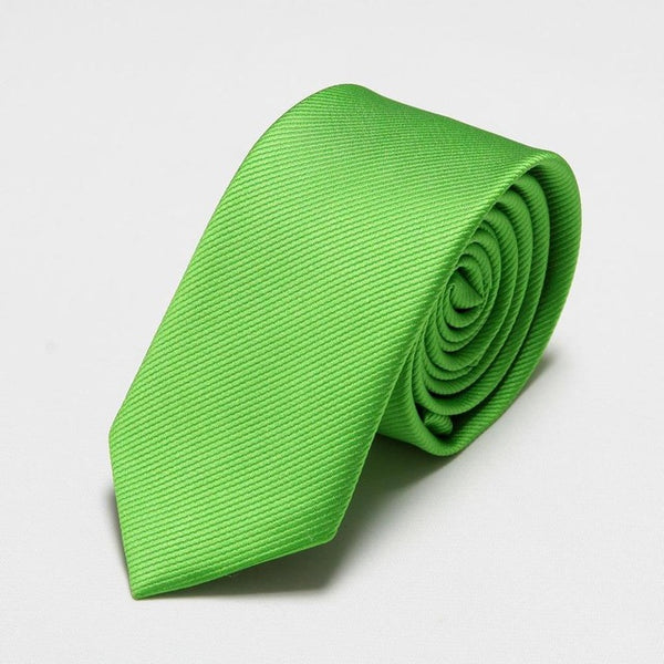 Fashion Narrow Tie Men Wedding gravata slim 6cm width 19 colors