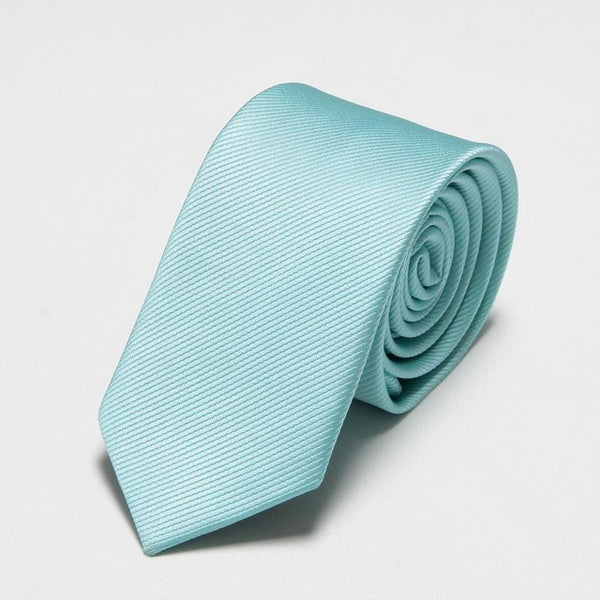 Fashion Narrow Tie Men Wedding gravata slim 6cm width 19 colors