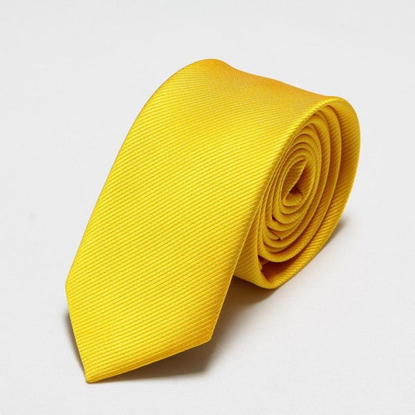 Fashion Narrow Tie Men Wedding gravata slim 6cm width 19 colors