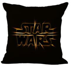 Hot Selling Cartoon Star Wars Series Cotton Linen Throw Pillow Sofa Office Back Cushion Baby Room Decorative