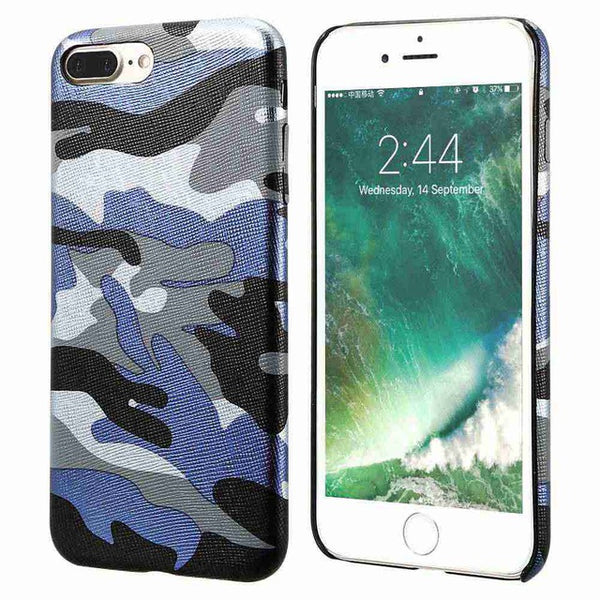 KISSCASE For iPhone 7 Case Military Camouflage Cool Men Leather Back Cover Case For iPhone 7 7 Plus For iPhone 6 6S Plus 5 5s SE