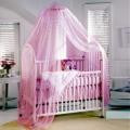 Baby Canopy/Mosquito Net for Cot kids Baby Bed Four Poster Crib Netting Hanging Dom Round top mosquito net portable mosquito net