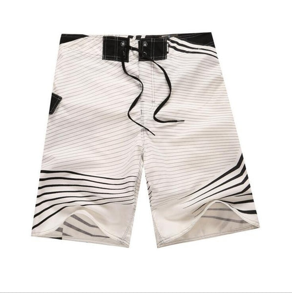 New arrive Mens Shorts Surf Board Shorts Summer Sport Beach Homme Bermuda Short Pants Quick Dry Silver Boardshorts 2017 New