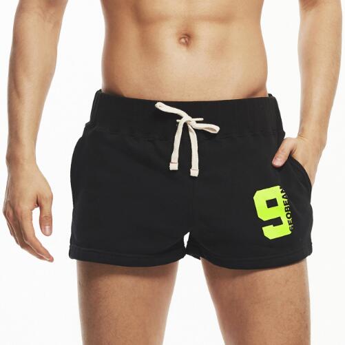 New Fashion Casual Men's Shorts with Inside Pocket Summer Leisure Men's Trunks Comfort Homewear Fitness Workout Shorts Men PF060