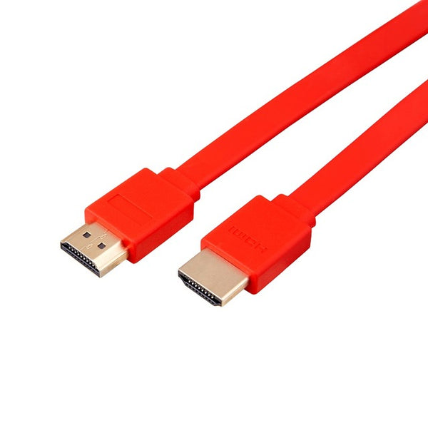 Flat long HDMI cable 1.4 High speed Gold Plated Male-Male Version HD1080P 3D for HDTV XBOX computer cable7.5m 10m 15m