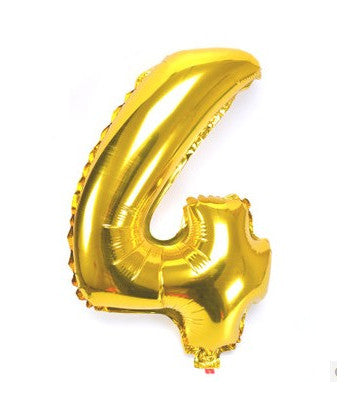 32 inches large Gold Silver Number Foil Balloons Digit air Ballons Birthday Party Wedding Decor Air Baloons Event Party Supplies