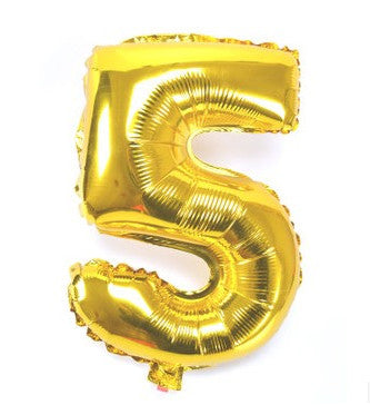 32 inches large Gold Silver Number Foil Balloons Digit air Ballons Birthday Party Wedding Decor Air Baloons Event Party Supplies