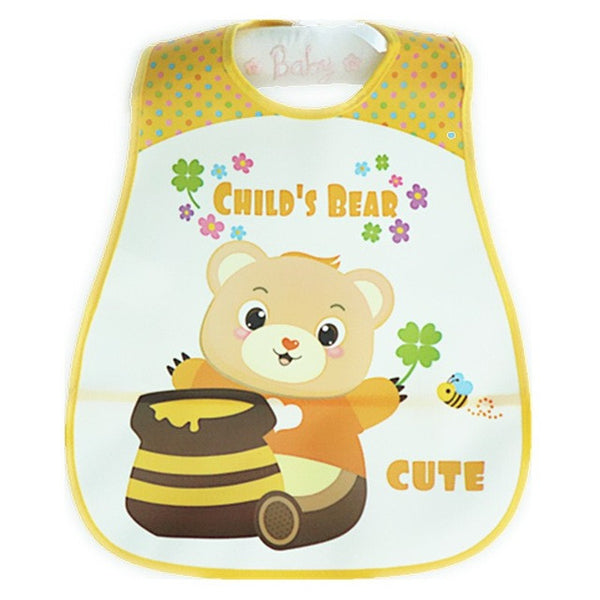 Baby Bibs EVA Waterproof Saliva Towel Scarf Lunch Boys Girls Cartoon Infant Bibs Burp Cloths For Children Feeding Care