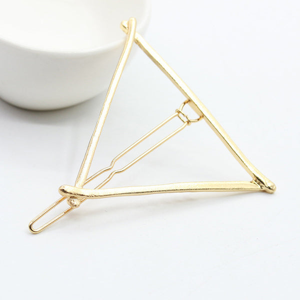 2017 New Hairpins Triangle Moon Hair Pin Jewelry Lip Round Hair Clip For Women Barrettes Head Accessories Bijoux De TeteHeadwear