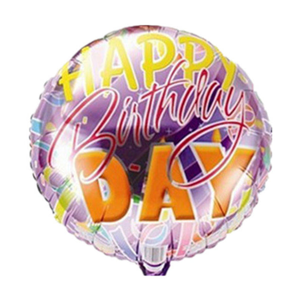 The new 18-inch round Happy Birthday balloons holiday party decoration balloon toys for children wholesale