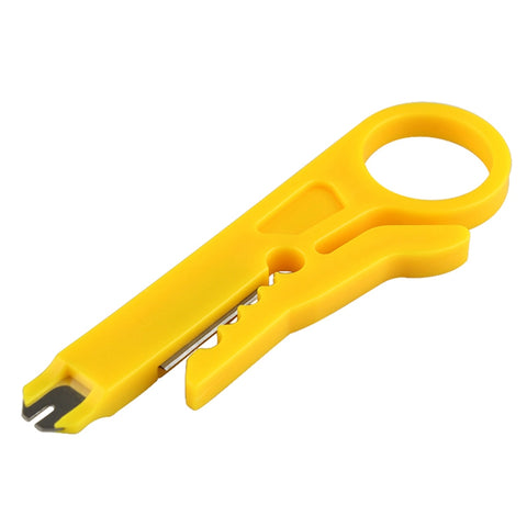 9cm Mini Strippers Network Cable Plier Yellow UTP STP Cable Cutter Telephone Wire Stripper 5X RJ45