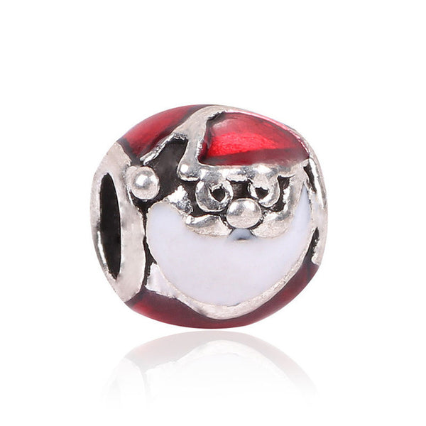 Free Shipping 1Pc Silver Bead Charm European Charms Beads Long Tube Family Charm Fit For Pandora Bracelet