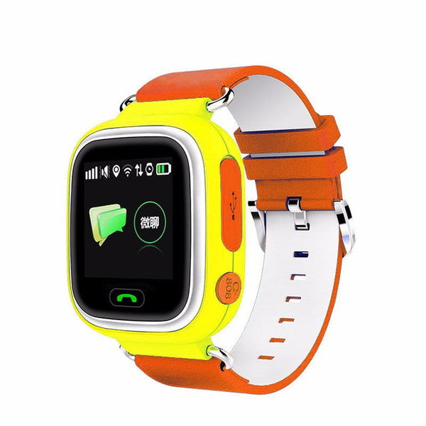 2016 Kid GPS Smart Watch Wristwatch SOS Call Location Device Tracker for Kid Safe Anti Lost Monitor Baby Gift Q80 PK Q50 Q60