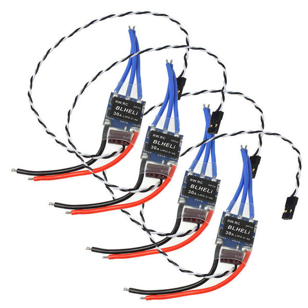 F16816-4/18-4 JMT 1Set 4 Pcs RW.RC V14.2 Version BLHeli Program OPTO mini 16A / 20A / 30A ESC for Drone 250 FPV  DIY