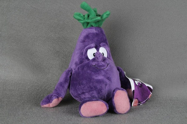 Original New Fruits Vegetables garlic Mushroom Cherry Starwberry 9" Soft Plush Doll Toy