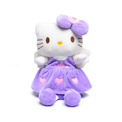 Lovely soft stereo hello kitty plush backpack toys hobbies school bag dolls Minnie plush children backpack mochila student bags