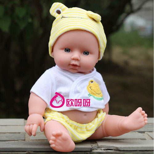Soft dolls Talking baby toy silicone reborn dolls Into the water for bathing baby Children's educational toys Children's gift