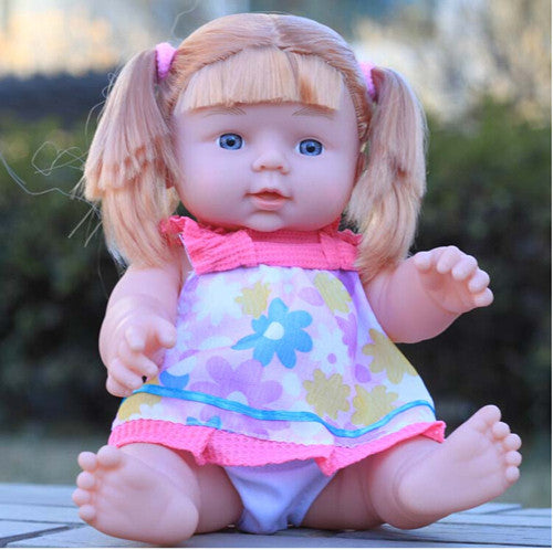 Soft dolls Talking baby toy silicone reborn dolls Into the water for bathing baby Children's educational toys Children's gift