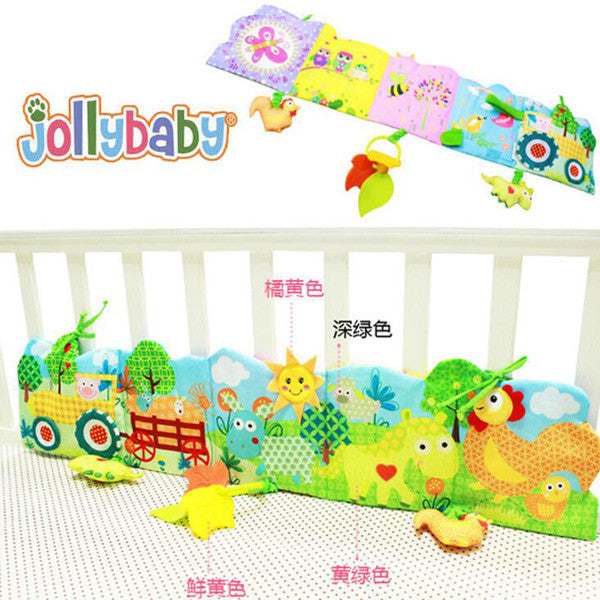Baby bed around and cloth book with animal model baby lovely toys for baby bed YYT504