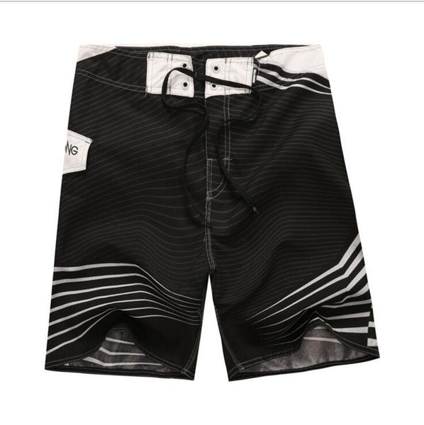2017 New arrive man bermuda masculina Shorts Mens Board Shorts Summer Big and Tall Short Pants Beach wear Quick Dry Silver