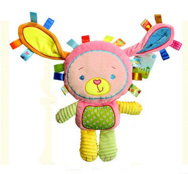 8 Styles Baby Toys Rattles Pacify Doll Plush Baby Rattles Toys Animal Hand Bells Newbron Animal elephant/monkey/lion/rabbit