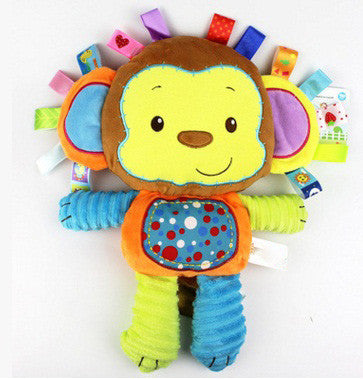 8 Styles Baby Toys Rattles Pacify Doll Plush Baby Rattles Toys Animal Hand Bells Newbron Animal elephant/monkey/lion/rabbit