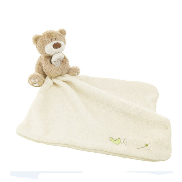 Baby Hand Towels Quadrangular Super Soft Appease Doll Baby Toys Bear Multifunction Grasping Comforting Doll 30*30 Cm