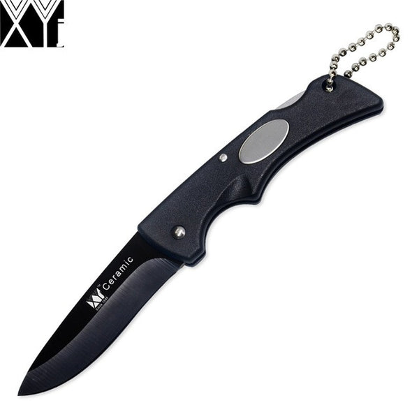 Black Handle Outdoor Kitchen Knife XYJ Brand Folding Ceramic Utility Knife New Arrival Ceramic Cooking Accessories Kicthen Gifts