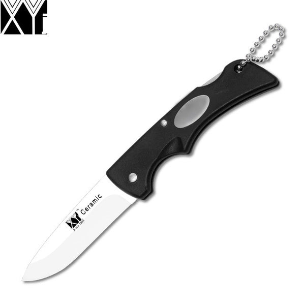 Black Handle Outdoor Kitchen Knife XYJ Brand Folding Ceramic Utility Knife New Arrival Ceramic Cooking Accessories Kicthen Gifts
