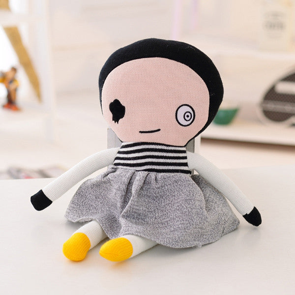 Wholesale hot style in Denmark and lovely knitting wool rabbit doll - LUCKY BOY SUNDAY  WJ015-022