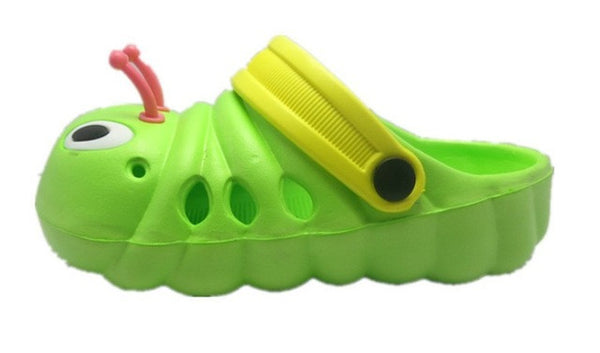 New 2016 Kids summer sandal Cute caterpillar garden shoes Child boys and girls baby sandals indoor slippers slip Children's hot