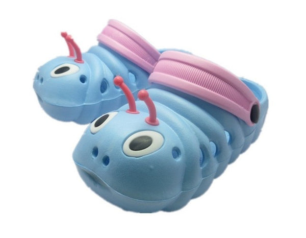 New 2016 Kids summer sandal Cute caterpillar garden shoes Child boys and girls baby sandals indoor slippers slip Children's hot