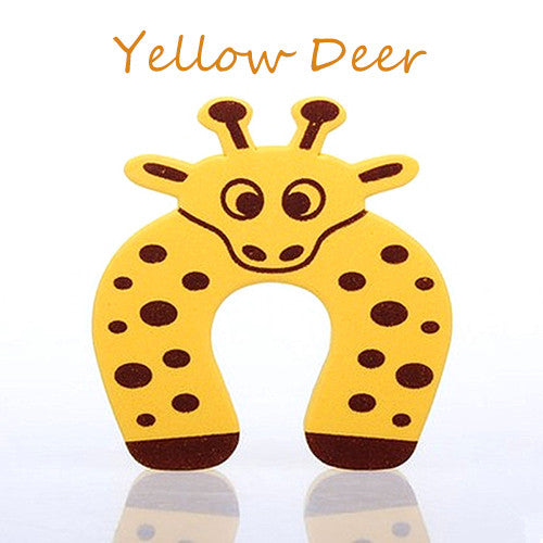 New Child Finger Corner Guard Baby Infant Safety Protector Stopper Kids Cute Cartoon Animals Door Jammer Hign Quality BFH02