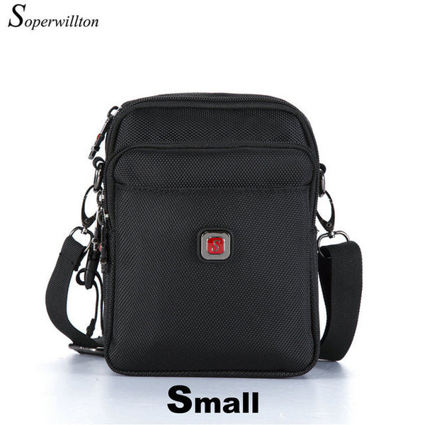 Soperwillton Brand Men's Bag Messenger Bags Wateproof High Quality Oxford 1680D Zipper Bag Crossbody For Male #1052