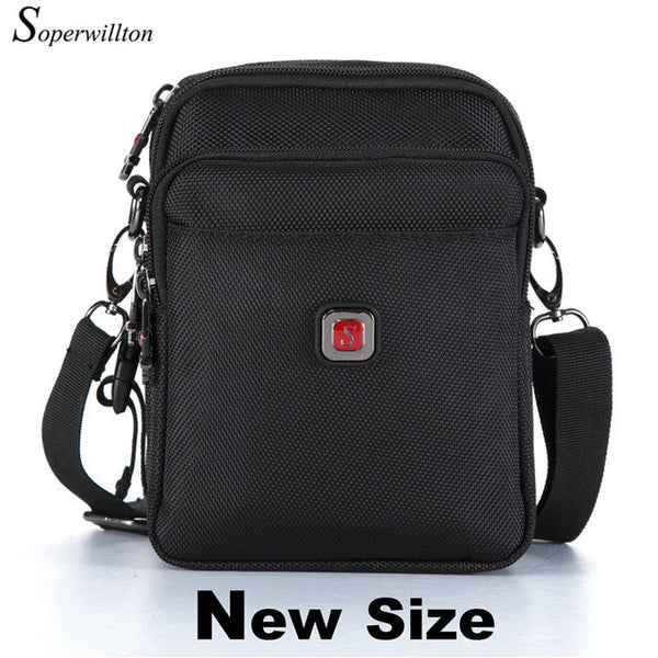 Soperwillton Brand Men's Bag Messenger Bags Wateproof High Quality Oxford 1680D Zipper Bag Crossbody For Male #1052