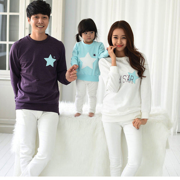 mommy and me clothes mother father baby cotton family look full sleeve looking my stars family matching outfits