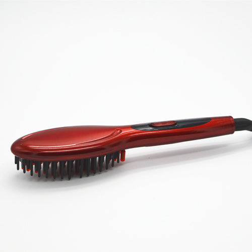 Free Shipping Brush Hair Straightener Comb Irons Electric Hair Straightener Brush  Anti Scald Comb Auto Massager