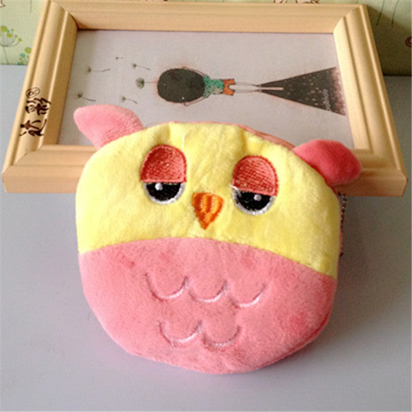 Cute Mini Change Coin Purses for Kids Smile Face Bag Women Plush Purse Lady fashion Children Wallets Pouch Girls Handbag Bolsa