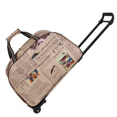 2016 New Wheel Luggage Metal Trolley Bag Women Travel Bags Hand Trolley Unisex Bag Large Capacity Travel Bags Suitcase Sac Board