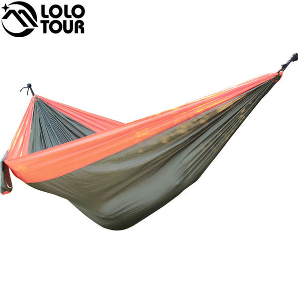 320*200cm Ultra-Large 2-3 People Sleeping Parachute Hammock Chair Hamak Garden Swing Hanging Outdoor  Hamacas Camping 125*78''