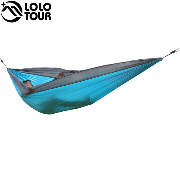 320*200cm Ultra-Large 2-3 People Sleeping Parachute Hammock Chair Hamak Garden Swing Hanging Outdoor  Hamacas Camping 125*78''