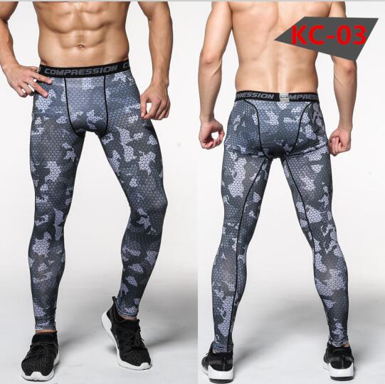 2016 camouflage men pants  fitness joggers compression tights long pants  leggings mens  wear jogginsg
