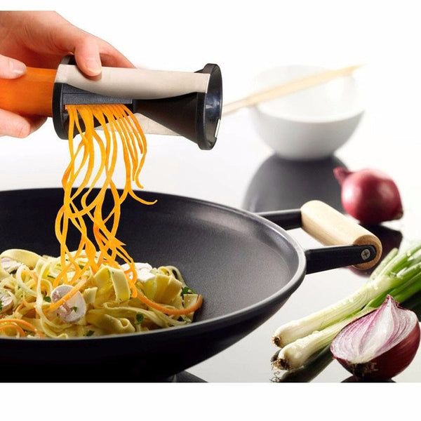 Spiral Vegetable Slicer Carrots Radish Graters Cutter Spiralizer Shred Device Kitchen Gadgets Cooking Tools Accessories