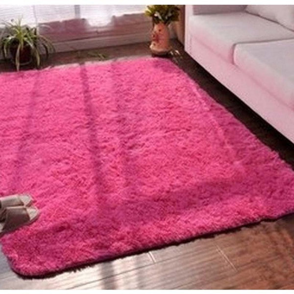 2016 60X90CM New Carpet Floor Bath Mat Non-slip Silky Hair Thicken Carpet Mat Bedroom Parlour Floor Yoga Rug  S25