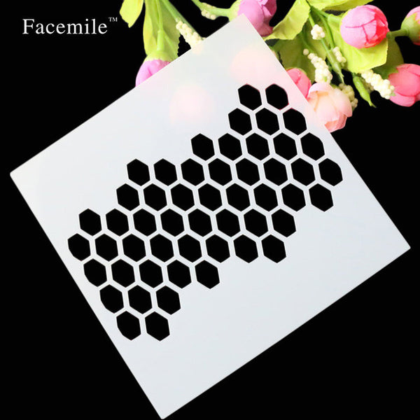 Facemile Cake Stencil Cake Side Stencil Fondant cake decorating Mold Wall Decorating Stencil Bakeware Pastry Tool