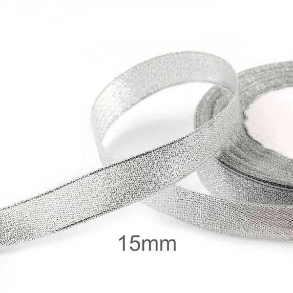 FENGRISE 15mm 45 Meters Organza Ribbon Apparel Sewing Fabric DIY Gift Packaging Wedding Decoration Tapes Ribbon Party Supplies