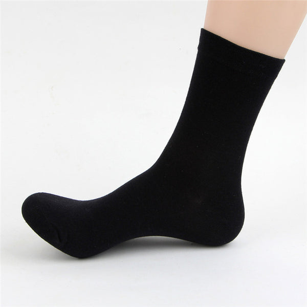High Quality Men's Business Cotton Socks For Man Brand Autumn Winter Black Socks Male White Casual Socks 12pcs=6pairs/lot