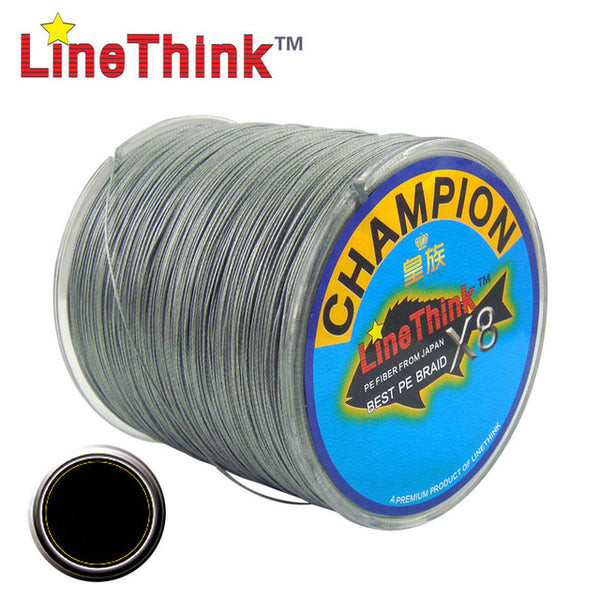 300M GHAMPION LineThink Brand 8Strands/8Weave Best Quality Multifilament PE Braided Fishing Line Fishing Braid  Free Shipping