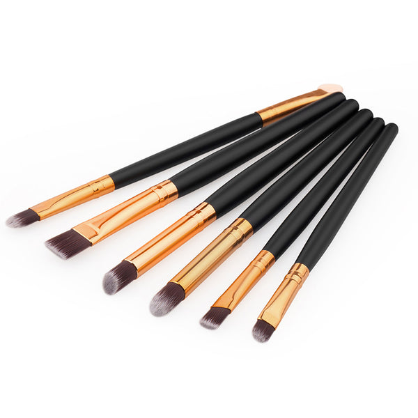 6 PCS Professional Makeup Cosmetics Brushes Eye Shadows Eyeliner Brush Tool Set Kit Hot