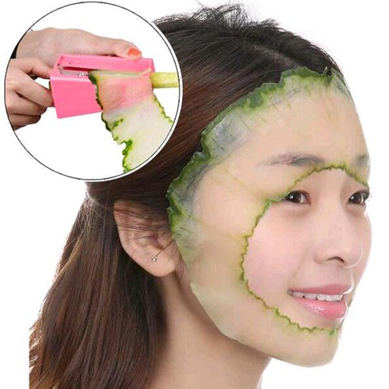 Make Up Mask slicer cucumber beauty Cucumber mask cutter beauty device Kitchen Gadget Tool Vegetable Fruit Curl Slicer